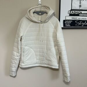 Like New Lululemon Light Ivory Dynamic Movement Hoodie Sz 6
